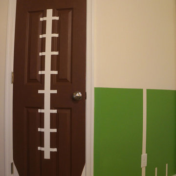 Football Door & Chalkboard Walls