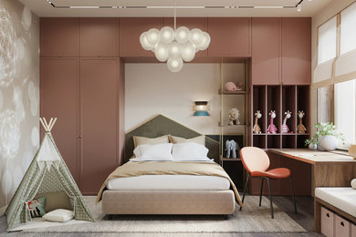 Photo of a contemporary kids' bedroom in Other.