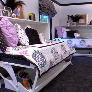 Girl's Murphy Bed and Desk