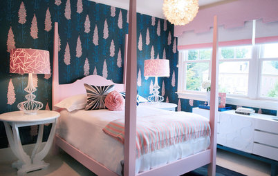 Girly Modern Bedrooms Delight Three Young Sisters