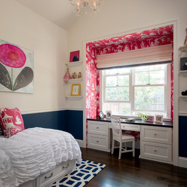 75 Beautiful Kids' Bedroom with White Walls and a Dado Rail Ideas and Designs October 2023