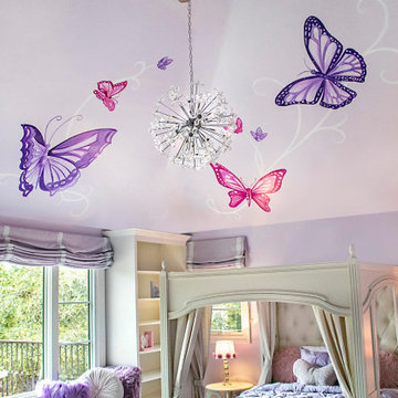 Girls Butterfly Bedroom