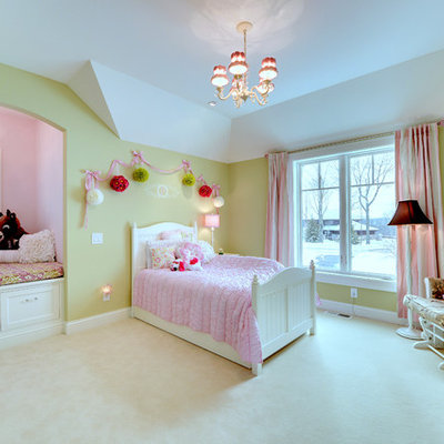 Elegant kids' bedroom photo in Minneapolis