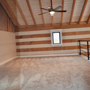 Grandview TX log cabin home