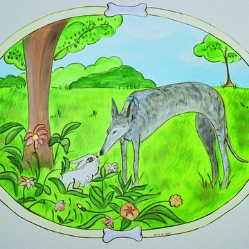 Grayhound Portrait