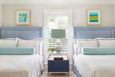 Inspiration for a coastal kids' room remodel in Other