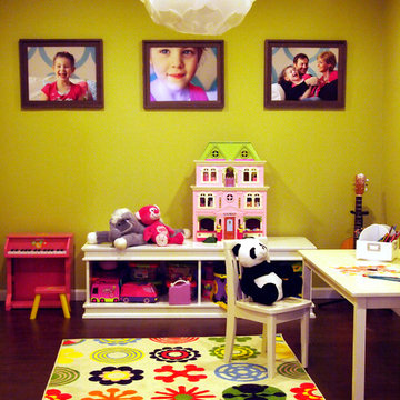 Happy Bold Kids Basement Playroom
