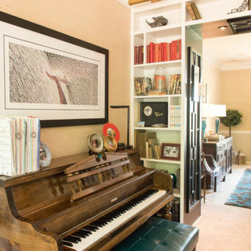 Homework/music room - eclectic, collected, fresh