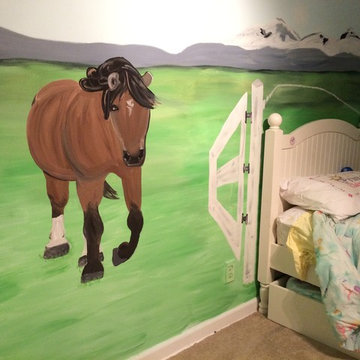 Horse Room Mural