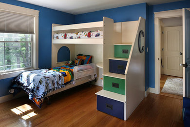 ボストンにあるコンテンポラリースタイルのおしゃれな子供部屋の写真