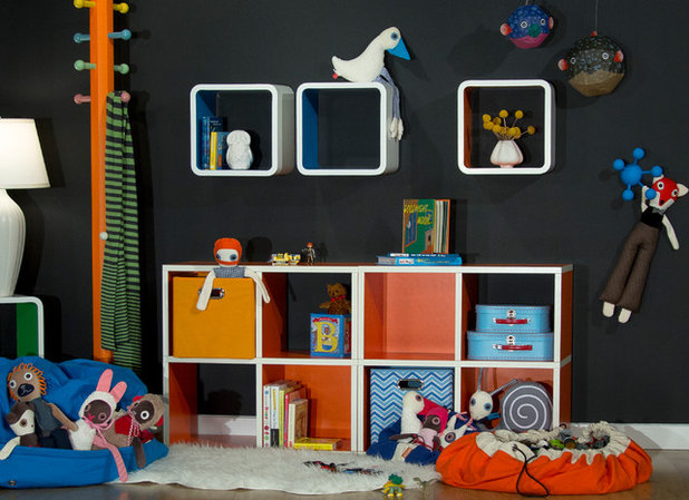 Trendy Børneværelse Houzz Products: A Most Colorful Kids' Space