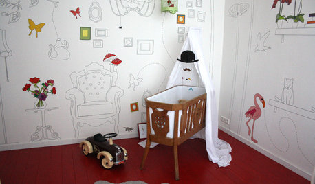 8 barnsligt stilfulla väggar att inspireras av