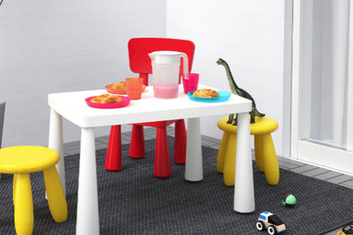 IKEA MAMMUT Children’s table, in/outdoor white