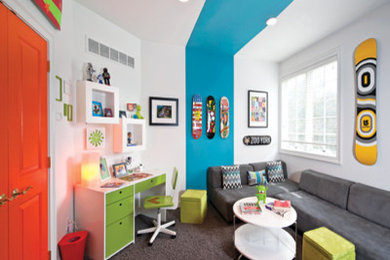Example of a trendy kids' room design in Philadelphia
