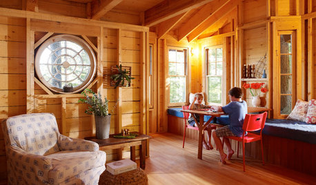 A Hideaway for All Ages Perched Among the Trees in Maine