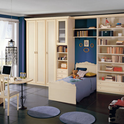 Trendy kids' bedroom photo in New York