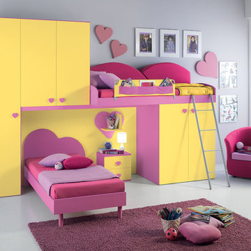 Italian Kids Bunk Bedroom Set VV G067 - Call For Price