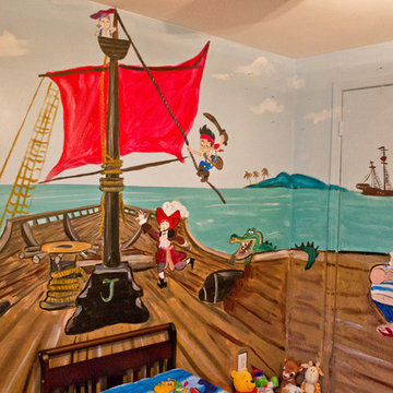 Jake and the Neverland Pirates Kids Room Mural