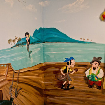 Jake and the Neverland Pirates Kids Room Mural