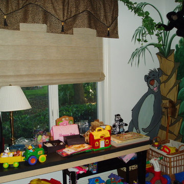 Jungle themed kids room