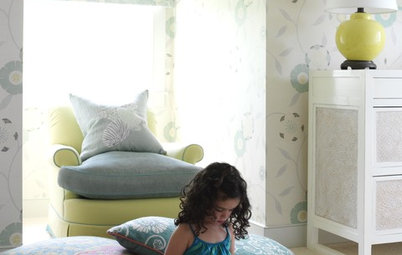 The Family Home: Wallpaper Kick-Starts Kids' Rooms