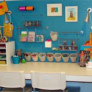 Example of an eclectic playroom design in Boise