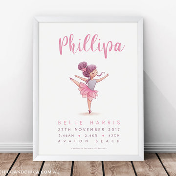 Kids Ballerina Prints
