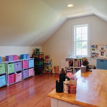 Kids Playroom & Home Office Built Over 4 Car Garage
