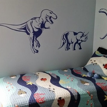 Kids' Room Makeover - Dino Wall Decals
