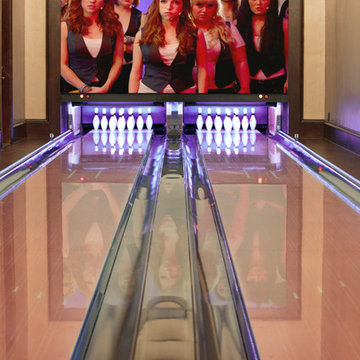 LA Lanes - custom home bowling alley