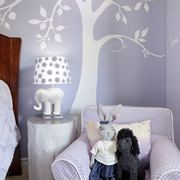 Lavender & White Whimsical Nursery