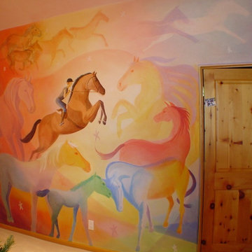Lazure/Mural for Child's Room - Carbondale, CO