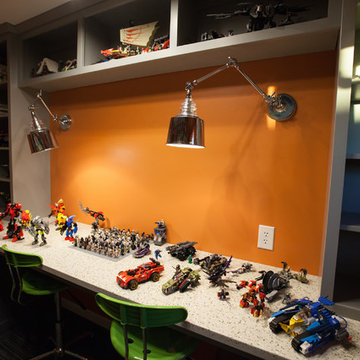 Lego Room. Lots of space to create and store Legos.