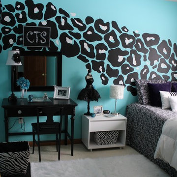 Leopard bedroom