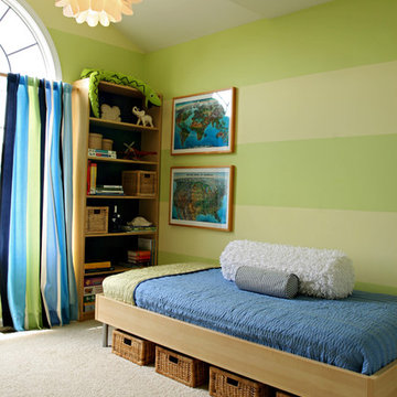 Lime Stripe Room BOY'S BEDROOM
