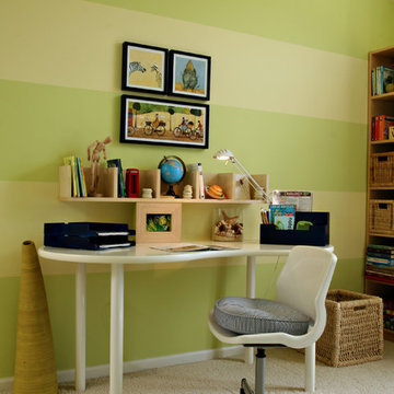 Lime Stripe Room BOY'S BEDROOM