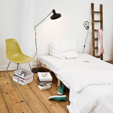 Linienstrasse Bedroom with timber Ladder
