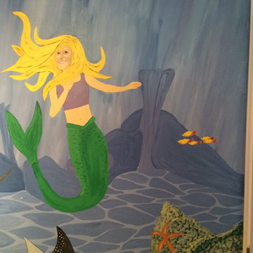 Mermaid in the Mermaid Mural