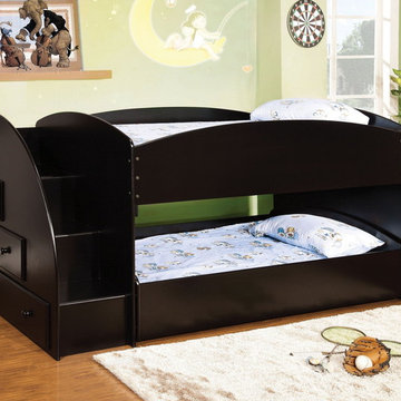 Merritt Twin over Twin Bunk Bed | Black