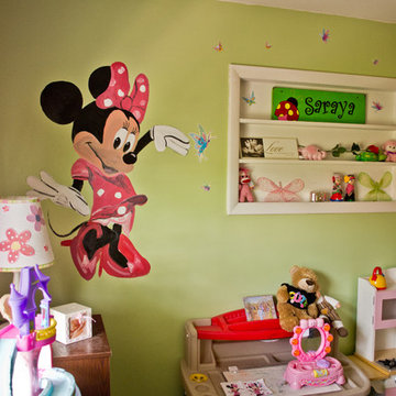 Minnie Mouse Girls Bedroom Murals