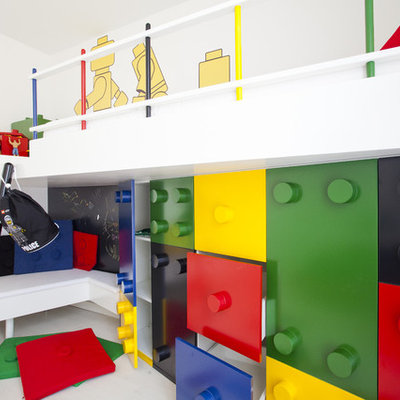 Example of a trendy playroom design in Other