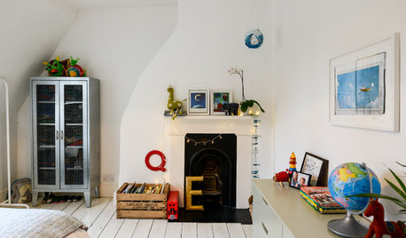 Que faire d'une cheminée inutilisée dans une chambre d'enfant ?