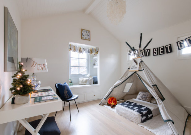 Transitional Kids My Houzz: Willow Glen Christmas Home Tour