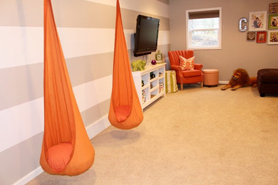 Inspiration for a transitional kids' room remodel in Grand Rapids