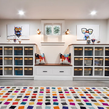 NJ Country House - Modern Farmhouse Playroom / Craft Room