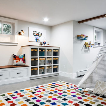 NJ Country House - Modern Farmhouse Playroom / Craft Room