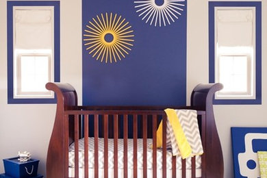 Inspiration for a contemporary kids' bedroom in Vancouver.