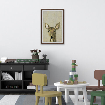 "Oh My Deer II" Framed Painting Print
