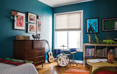 Boy’s Bedroom Is a Colorful Place for Music, Learning and Fun