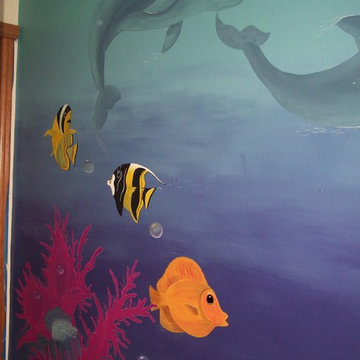 painted wall murals